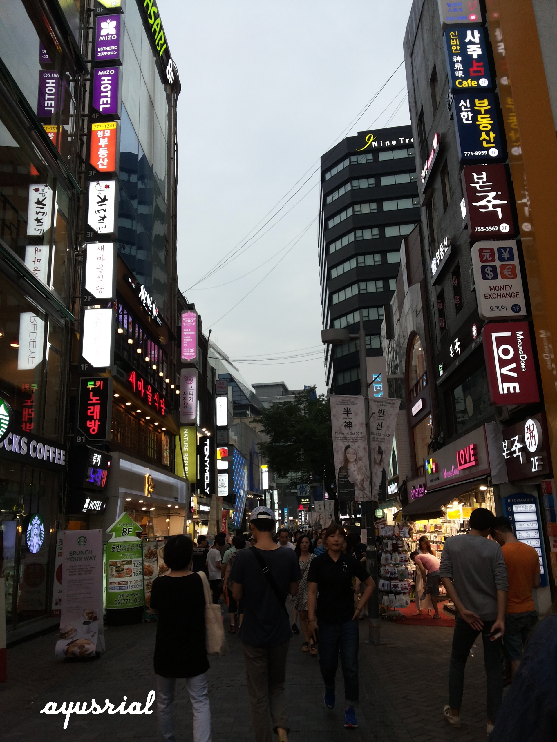 Shopping in Myeongdong