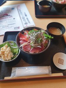 Fresh and soft Tuna Rice Kajiya Restaurant Kamakura