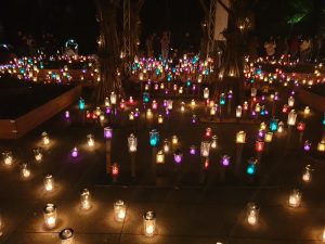 Thousands of candles Enoshima